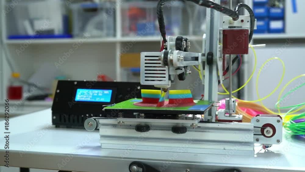 3D printer print the mechanical part 3D printer print the mechanical part
