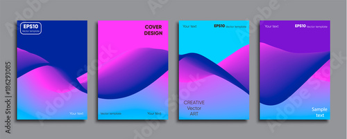 Creative colored cover. Cover design.