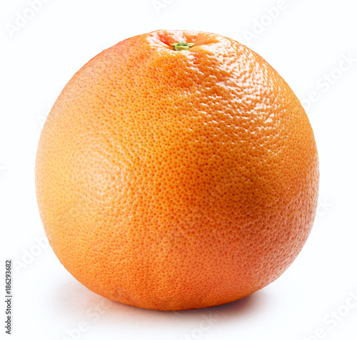 fresh grapefruit isolated on white background