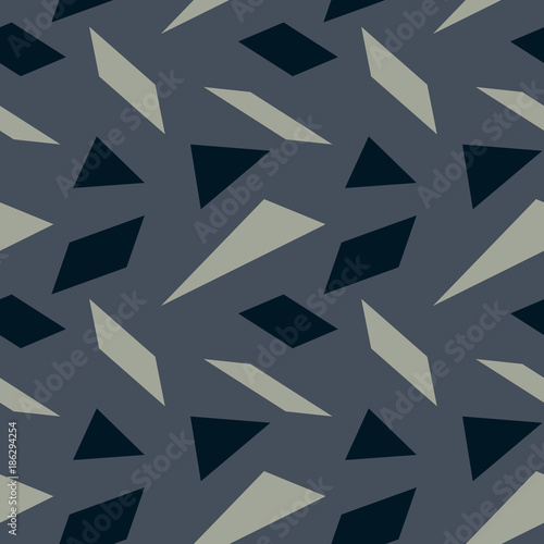 Sharp glass pieces seamless pattern. For print, fashion design, wrapping, wallpaper