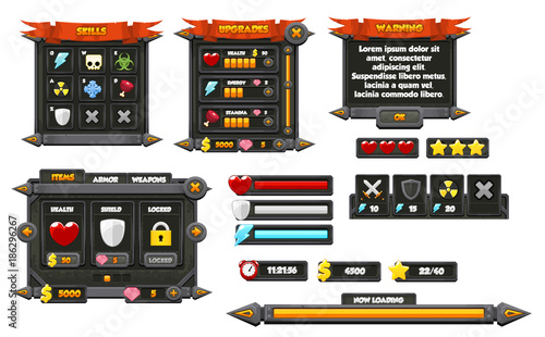 Medieval Game GUI Set