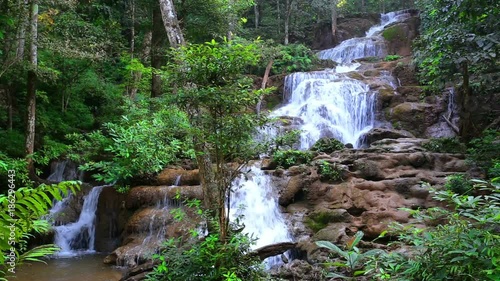 Pha Chareon Waterfall, Tak province, Thailand.