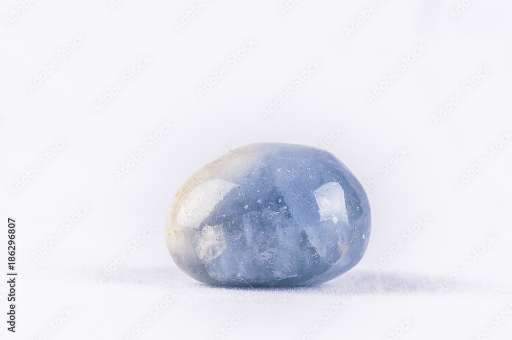 Pierre roulée bleue angélite