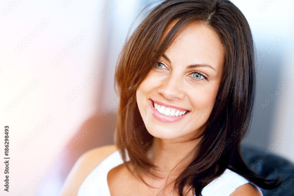 Beautiful woman portrait indoors Beautiful woman portrait indoors