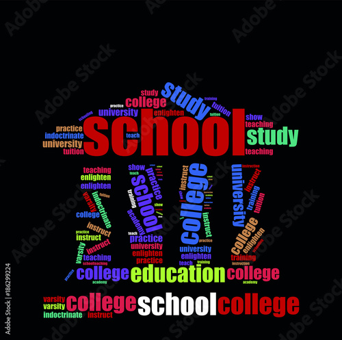 education text design photo