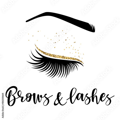 Brows and lashes logo