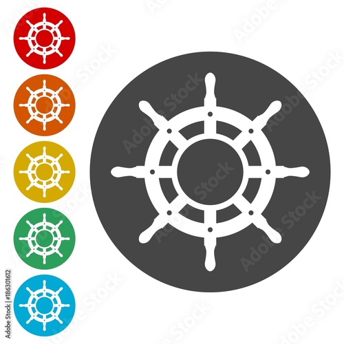 Steering wheel of the ship, Ship wheel 