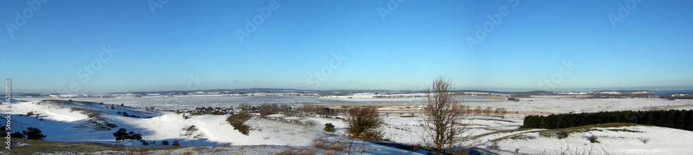 Winterlandschaft - Groß Zicker auf Rügen, Halbinsel Mönchgut