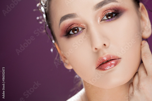 Beauty portrait of young attractive women