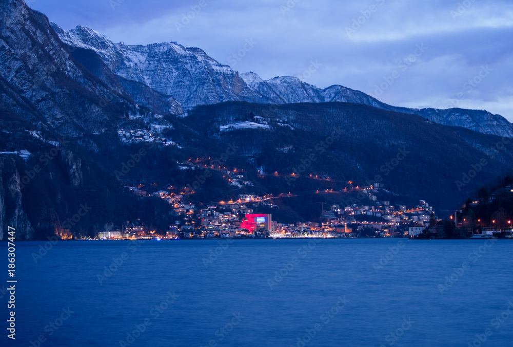 campione d'italia,an Italian town on Lake Lugano