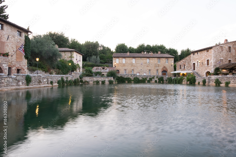 Bagno Vignoni and its spas