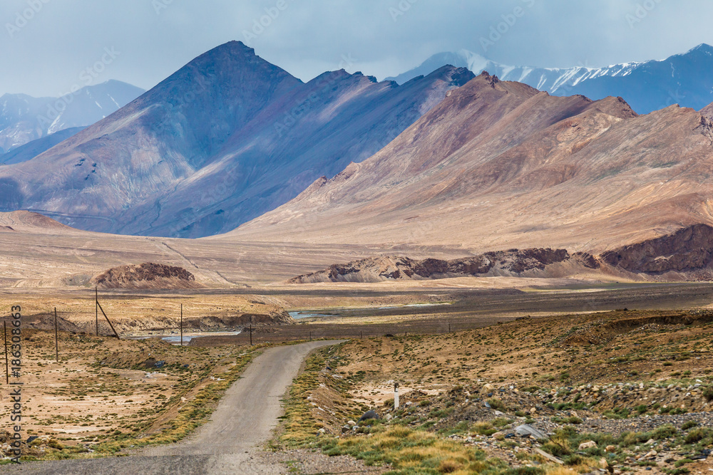 Nice view of Pamir in Tajikistan