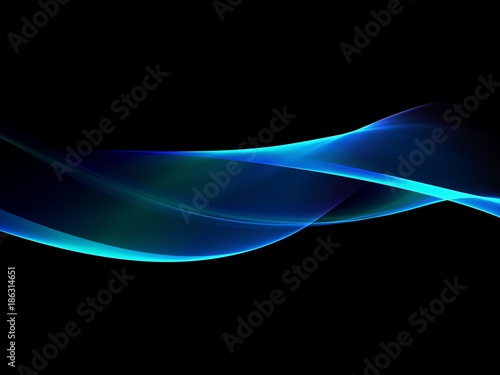  Abstract color wave design element 