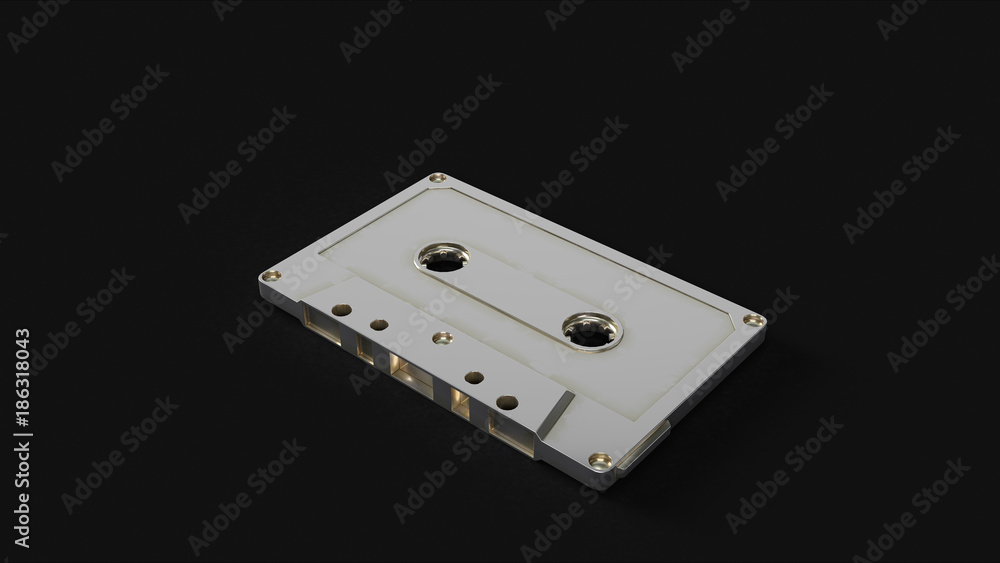 Silver Cassette Tape Silver Cassette Tape