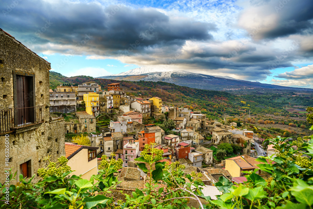 Castiglione di Sicilia village , Sicily