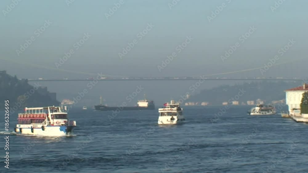 Boats off coast of Istanbul, POV