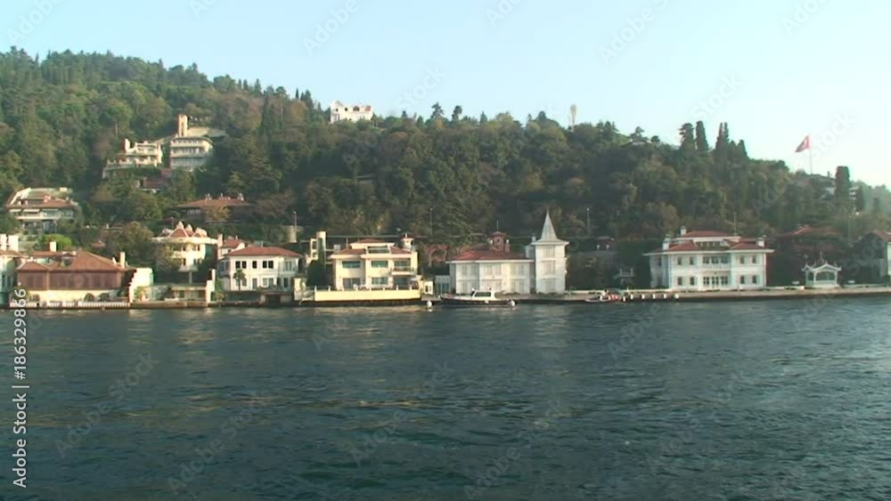 POV, passing by coastal homes in Turkey POV, passing by coastal homes in Turkey