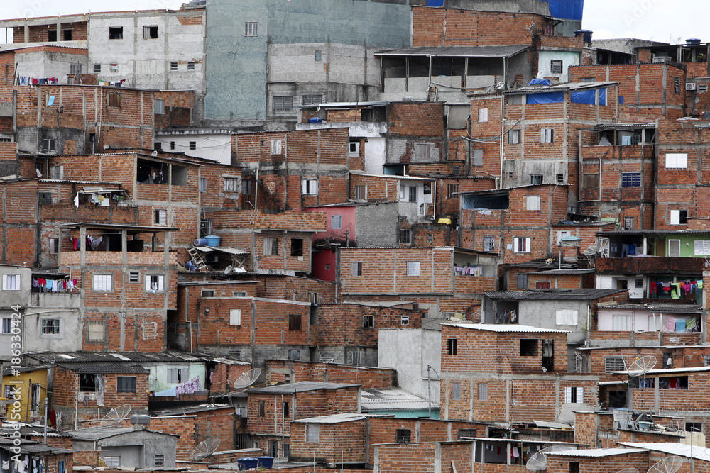 Slum, neighborhood of sao paulo, brazil Slum, neighborhood of sao paulo, brazil