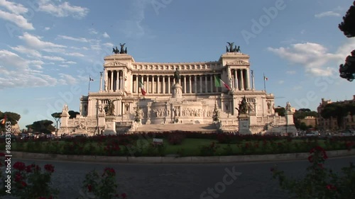 Low angle timelapse, Italian Parliament Building