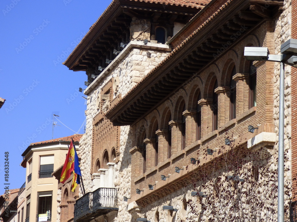 Teruel ,ciudad de Aragón (España) con un importante patrimonio artístico mudéjar, Patrimonio de la Humanidad por la Unesco