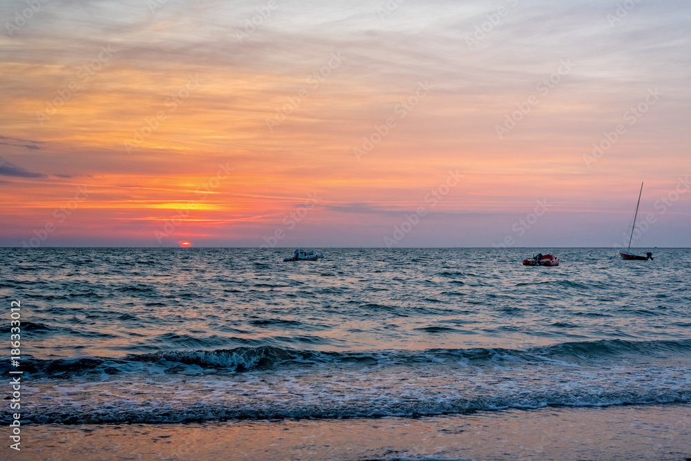 levant à l'horizon