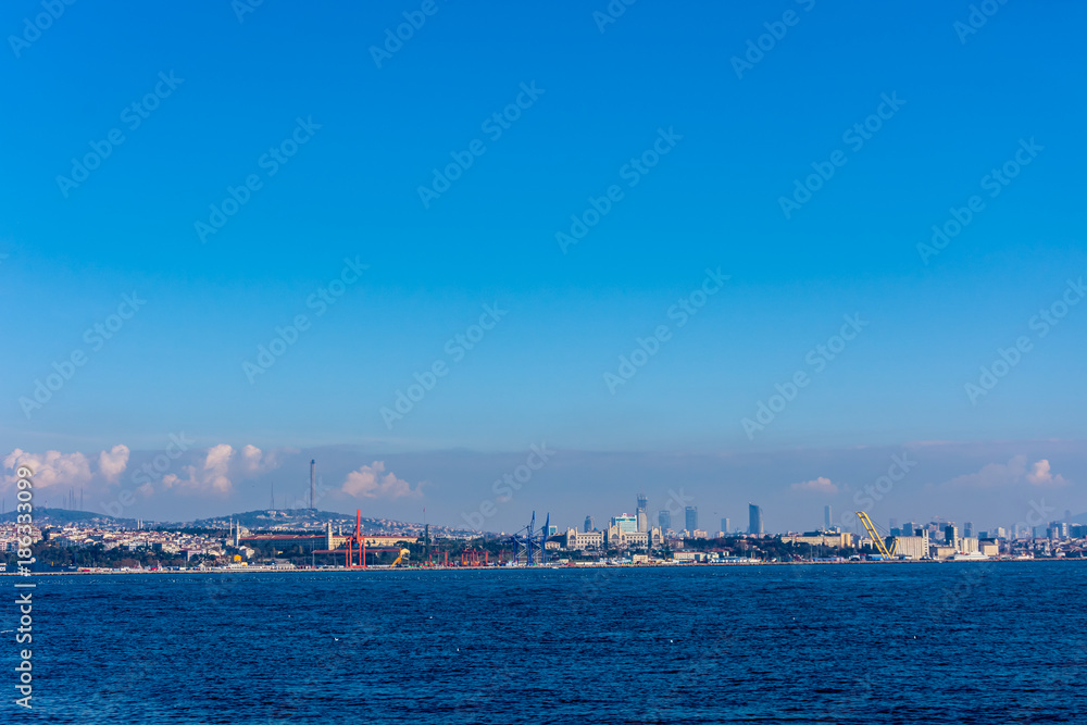 Marmara sea in Istanbul