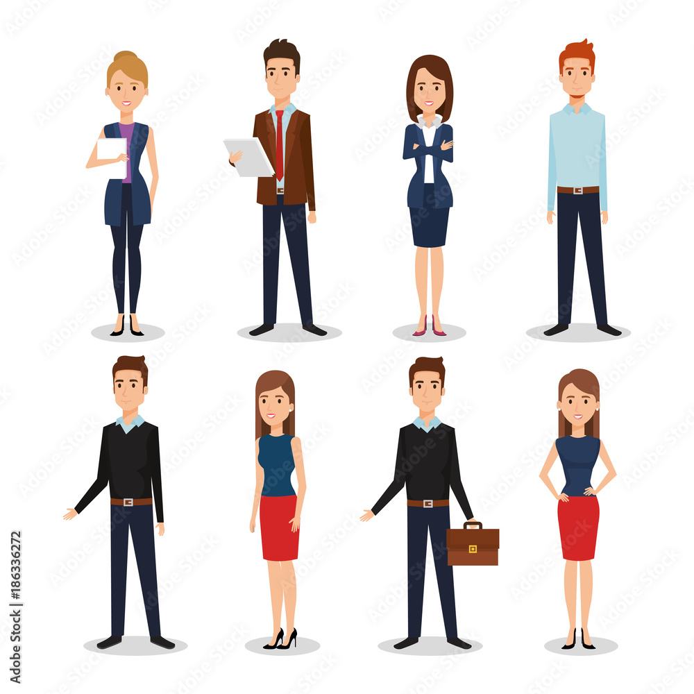business people group avatars characters vector illustration design business people group avatars characters vector illustration design