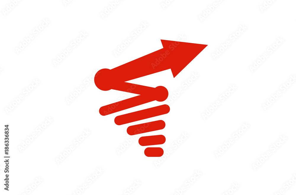 Creative Abstract Ranking Arrow Logo Symbol Design Creative Abstract Ranking Arrow Logo Symbol Design