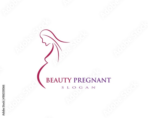 pregnant women vector icon