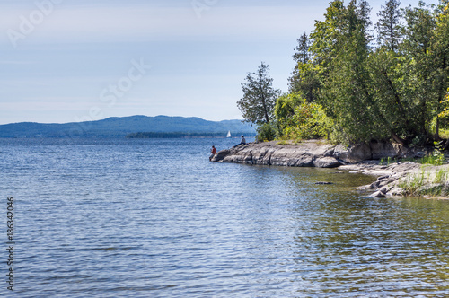 View from Valcour island
