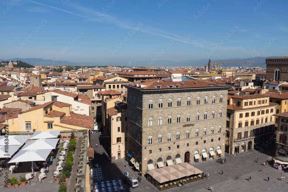Palazzo delle Assicurazioni Generali in the Piazza della Signoria in Florence, Tuscany, Italy.