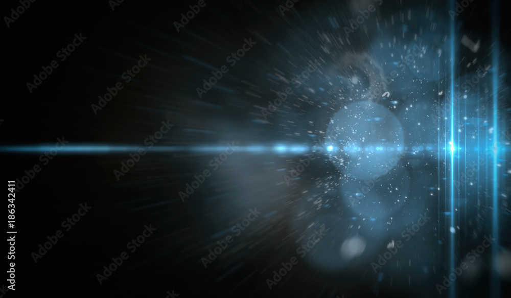 Obraz premium Frozen cold modern lens abstract background, very high resolution