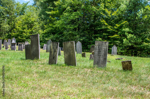 Old forgotten graveyard