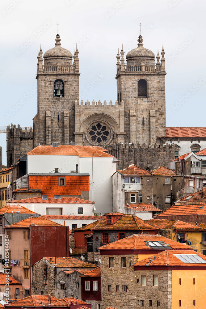 Porto cathedral in Porto, Portugal