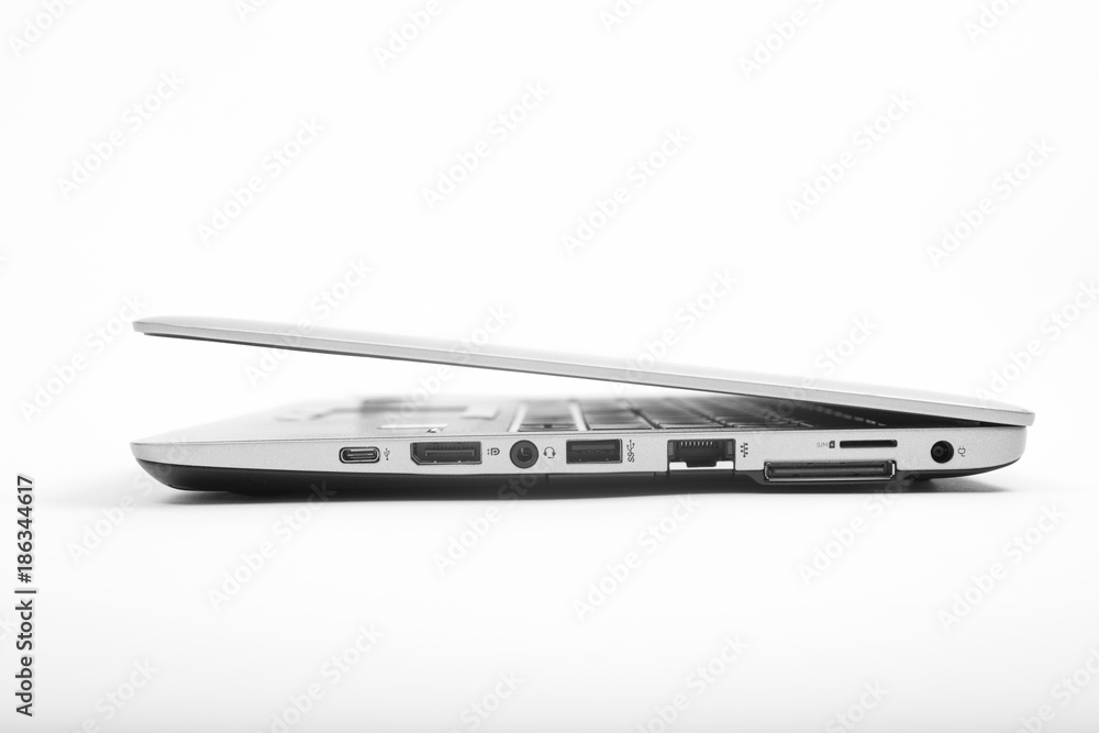 modern notebook computer isolated on white background modern notebook computer isolated on white background
