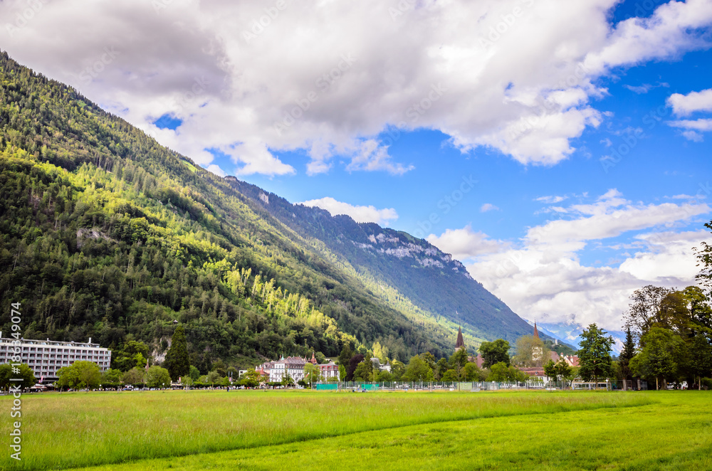 Beautiful landscape of Interlaken, Switzerland Beautiful landscape of Interlaken, Switzerland