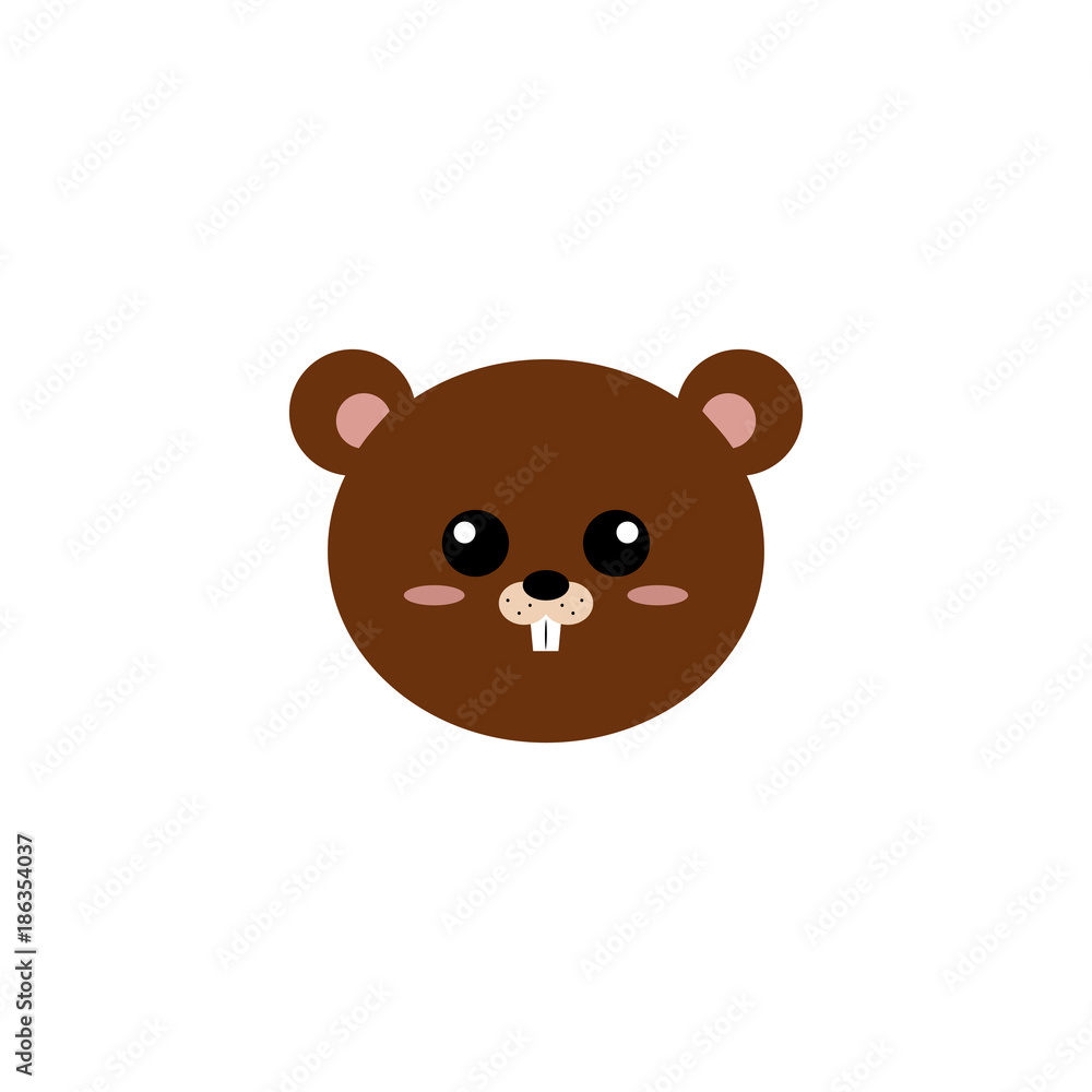 Obraz premium Cute animal face