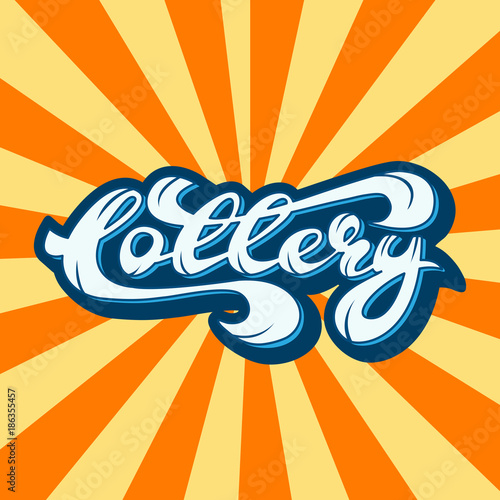 Lottery Banner design. Vector illustration.