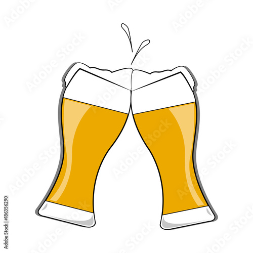Abstract delicious beer