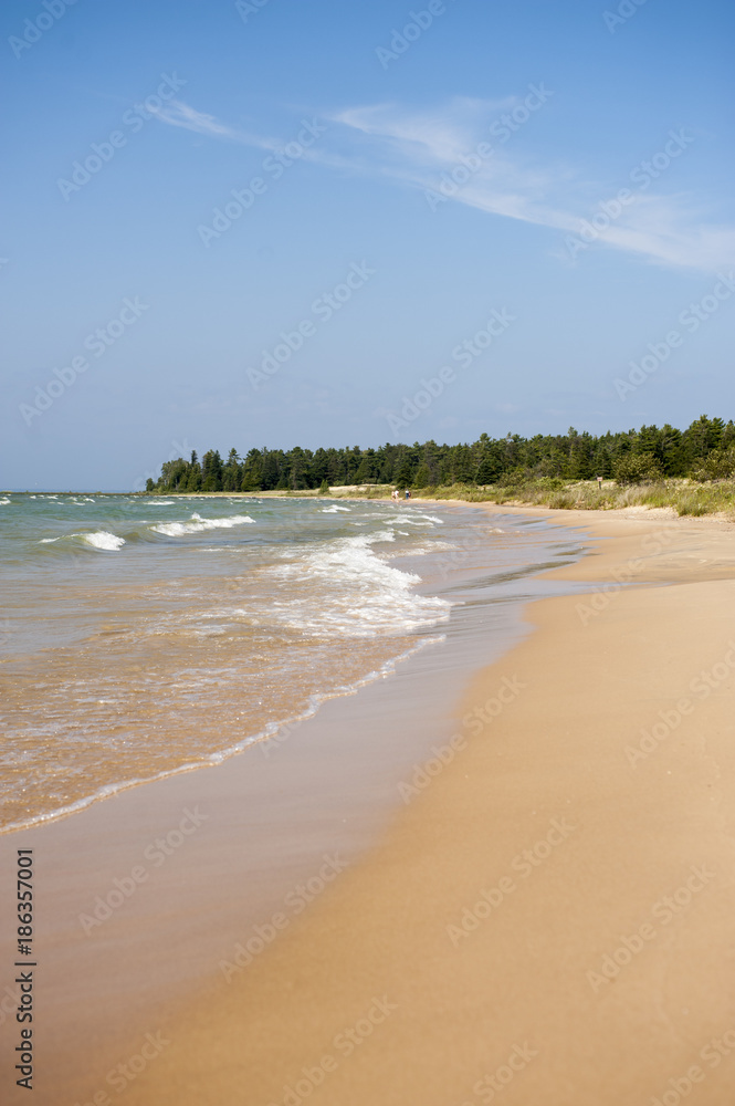 Sandy Michigan Shoreline