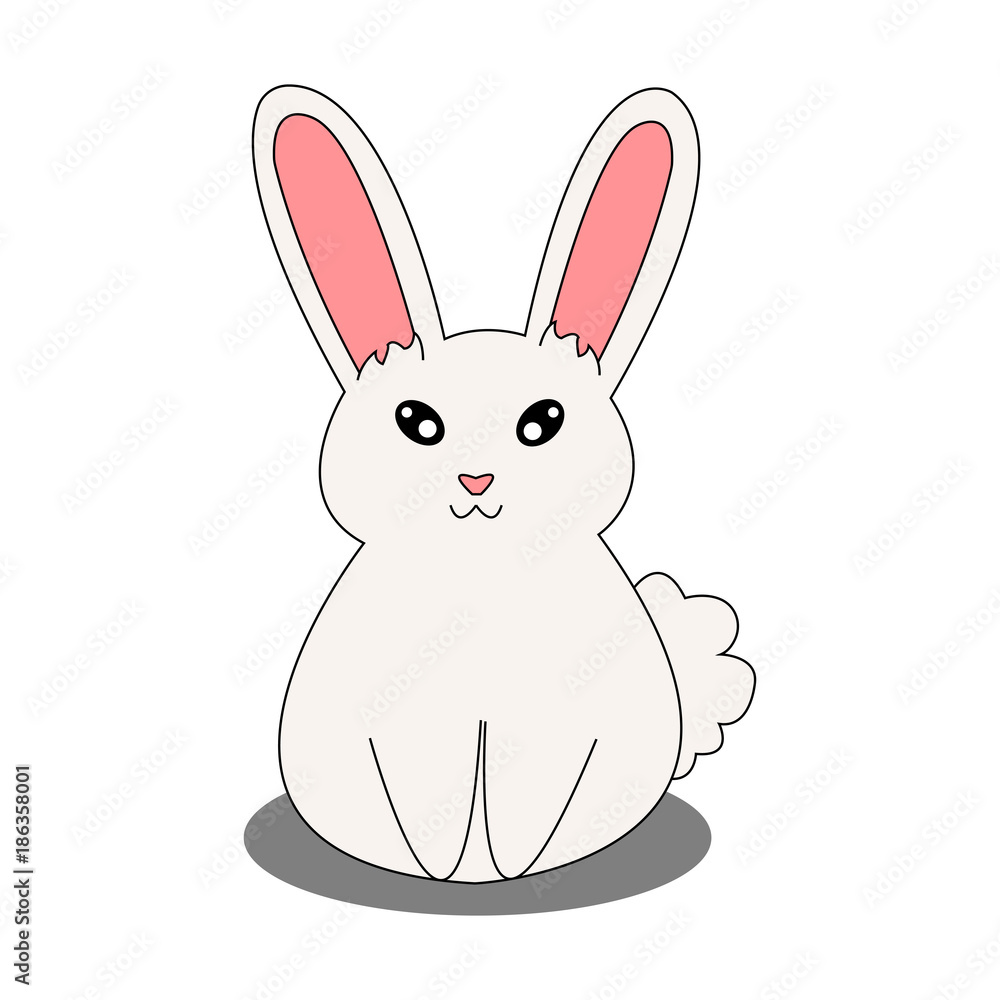 Obraz premium Abstract cute animal