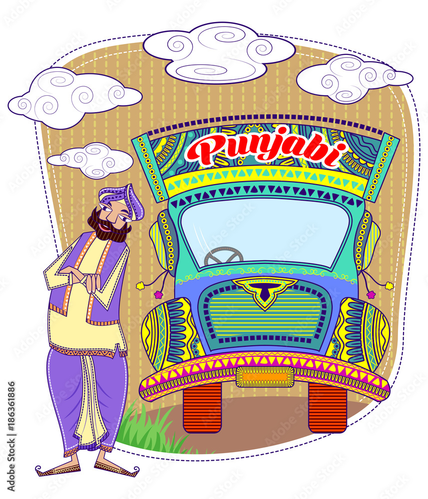 Obraz premium illustration of lohri for punjabi festivals