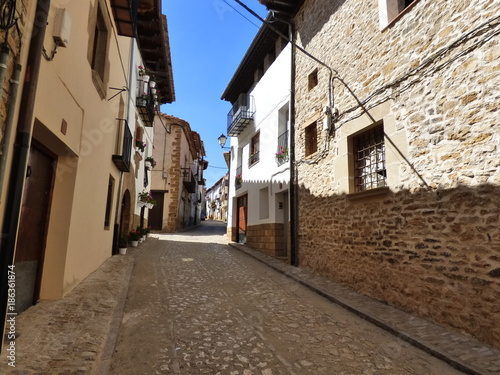 La Iglesuela del Cid  pueblo de la provincia de Teruel  Aragon Espa  a 