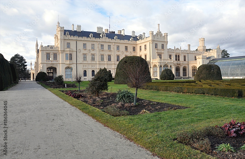 park and castle Lednice,Czech republic, Europe