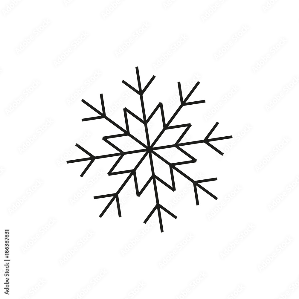 Snowflake of winter icon Snowflake of winter icon