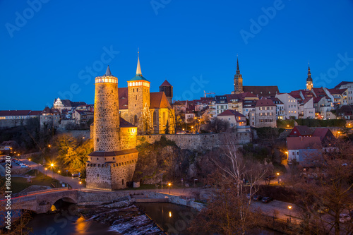 Bautzen zur blaue Stunde