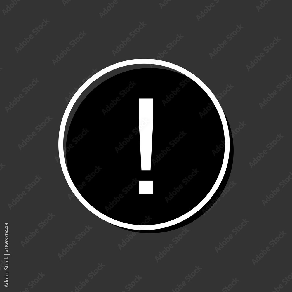 Exclamation mark icon Exclamation mark icon