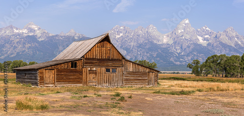 Mormon Row Barn in Grand Teton National Park, WY, USA