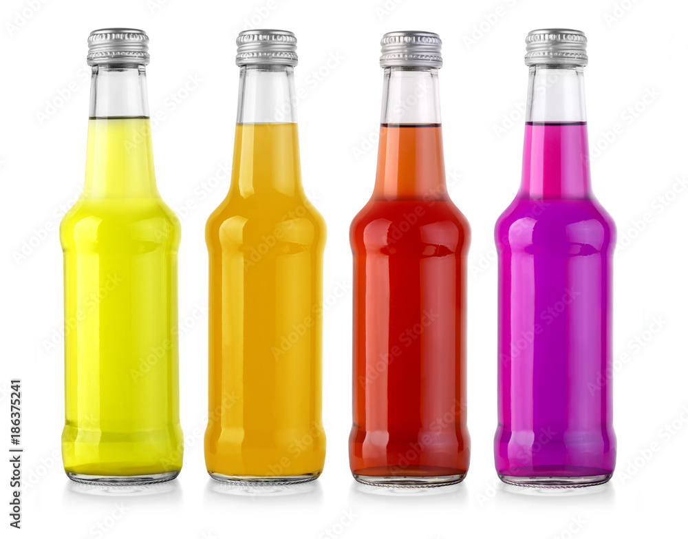 set of bottles with tasty drink\ set of bottles with tasty drink\