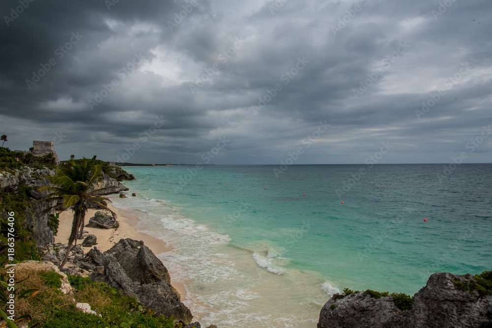 Fototapeta premium Ancient Seacoast in Mexico 